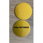 Segel Kemasan Aluminium Foil Ukuran 44mm PET GOLD 1