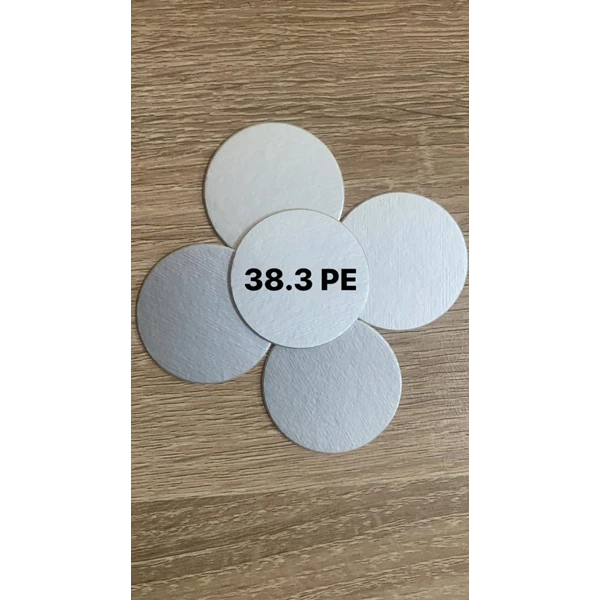 Segel Kemasan Aluminium Foil 38mm PE Untuk segel botol 