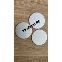 Segel Kemasan Aluminium Foil 31.4mm PE Untuk segel botol 