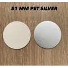 Segel Kemasan Aluminium Foil 51mm PET SILVER 1